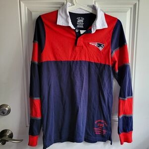 NFL 100 Years Long Sleeve Polo Shirt